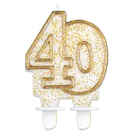 Kakkukynttilä 40 v Kimalle