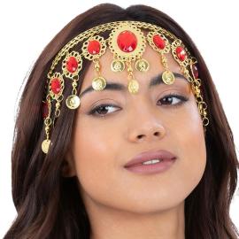 Kreikkalainen Hiuskoriste Rubiineilla