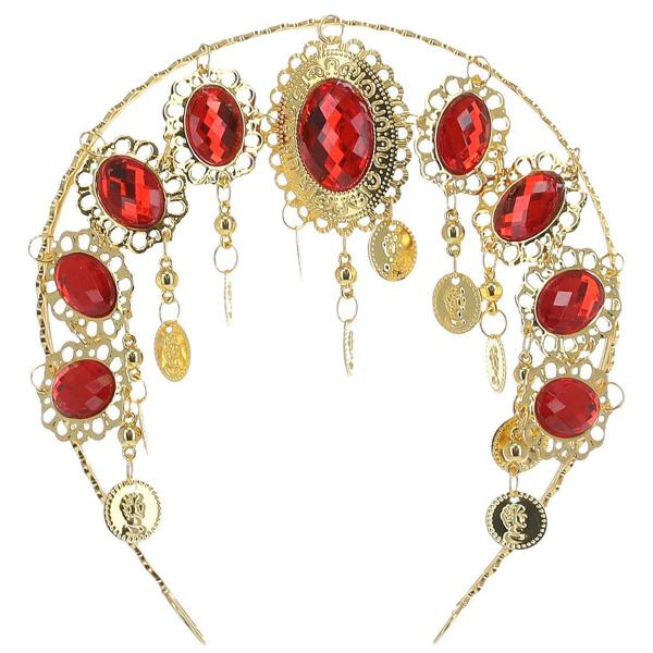 Kreikkalainen Hiuskoriste Rubiineilla