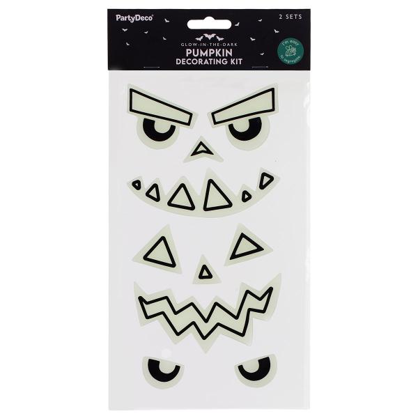 Itsevalaisevat Tarrat Kurpitsa 2-kpl