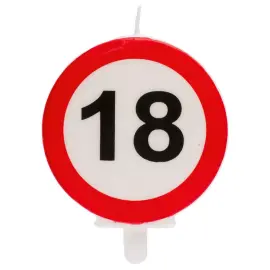 Kakkukynttilä Liikennemerkki 18
