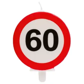 Kakkukynttilä Liikennemerkki 60