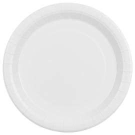 Pahvilautaset Valkoinen 23 cm 6 kpl