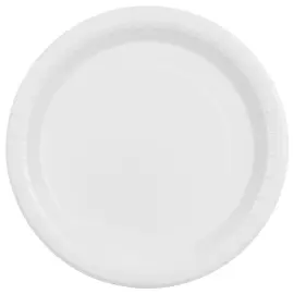 Pahvilautaset Valkoinen 23 cm 6 kpl