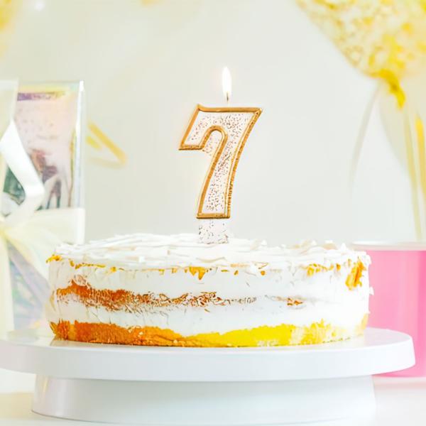 Kakkukynttilä Numero Kimalle