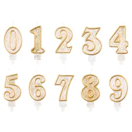 Kakkukynttil&auml; Numero Kimalle