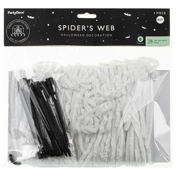 Ulkokäyttöinen Hämähäkinverkko Valkoinen