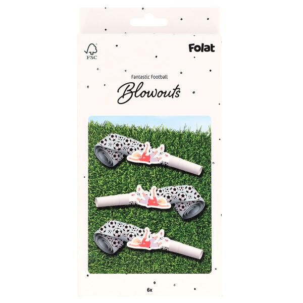 Käärmepillit Jalkapallojuhlat 6 kpl