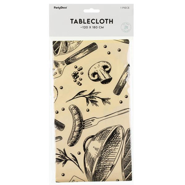 Paperipöytäliina BBQ 120 x 180 cm