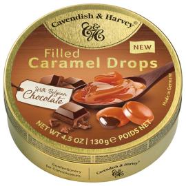 Caramel Choco Filled Drops 130 g