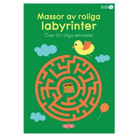 Massor Av Roliga Labyrinter Puuhakirja