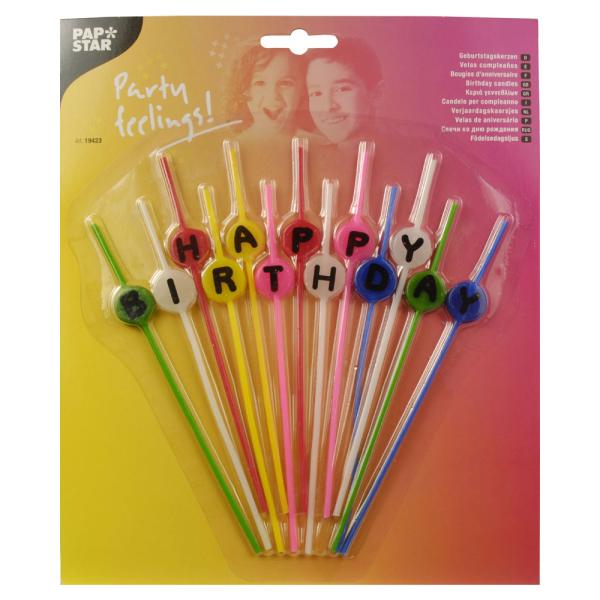 Kapeat Kakkukynttilät Happy Birthday