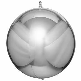 Pallonmuotoinen Folioilmapallo Metallic Hopea 3 kpl