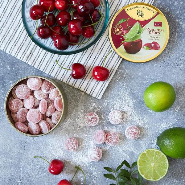 Cherry & Lime Drops 175 g