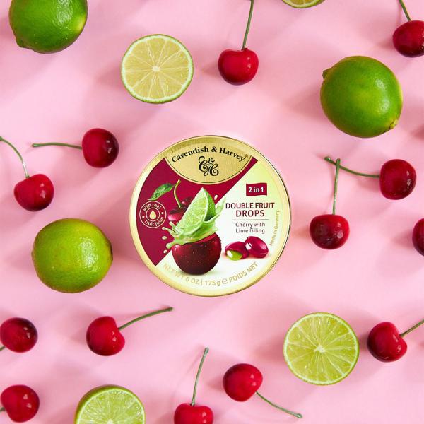 Cherry & Lime Drops 175 g