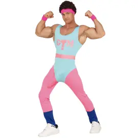 80-luvun Joustava Verryttelypuku Naamiaisasu