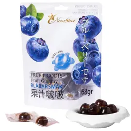 Hedelm&auml;karkit Mustikka 68g