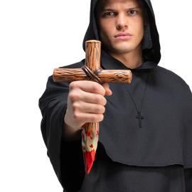 Terävä Vampyyriristi Verellä