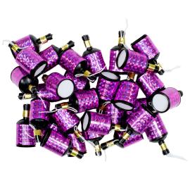 Party Poppers Vaaleanpunainen 30 kpl