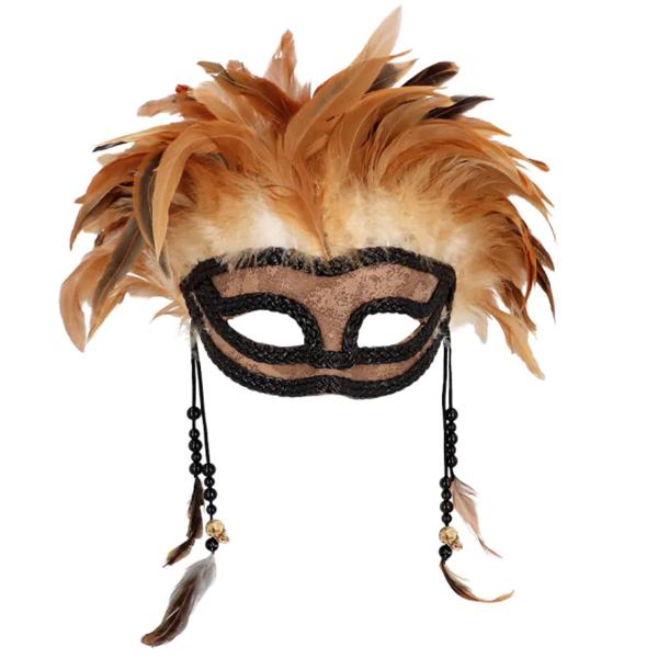 Voodoo Puolinaamio Höyhenillä