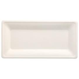 Suorakulmaiset Kertakäyttölautaset Sokeriruoko 26cm 50 kpl