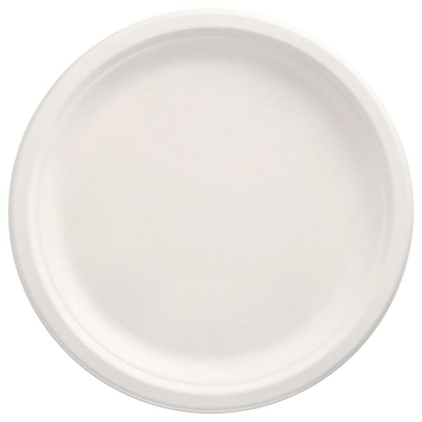 Kertakäyttöiset Lautaset Sokeriruoko 26cm 50 kpl