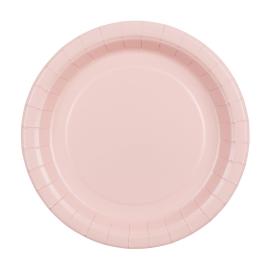 Paperilautaset Vaaleanpinkki