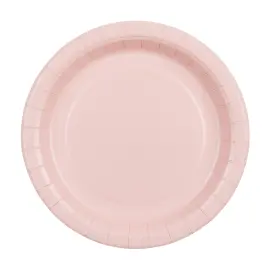 Paperilautaset Vaaleanpinkki