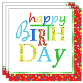 Happy Birthday Lautasliinat Tähtikuvio